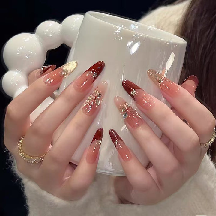 Whimsical Character-Designed Press-On Nail Art Bowlift
