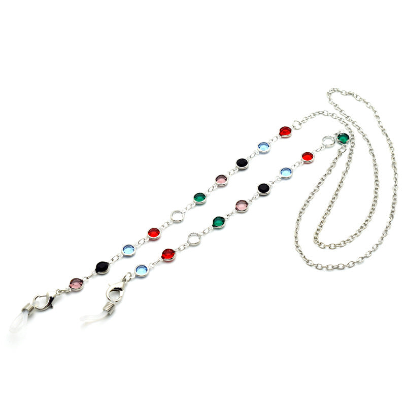 Decorative Gemstone Eyewear Chain Bowlift