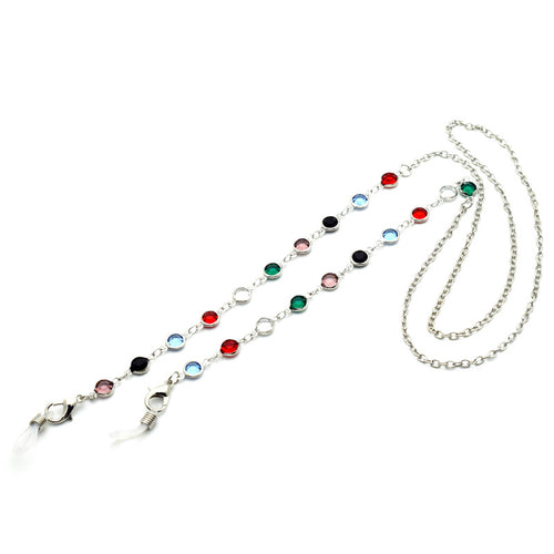 Decorative Gemstone Eyewear Chain Bowlift