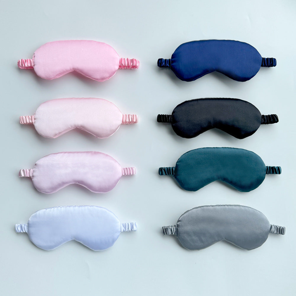 Women's ergonomic silk-like sleep mask with padded nose bridge and elastic strap Bowlift
