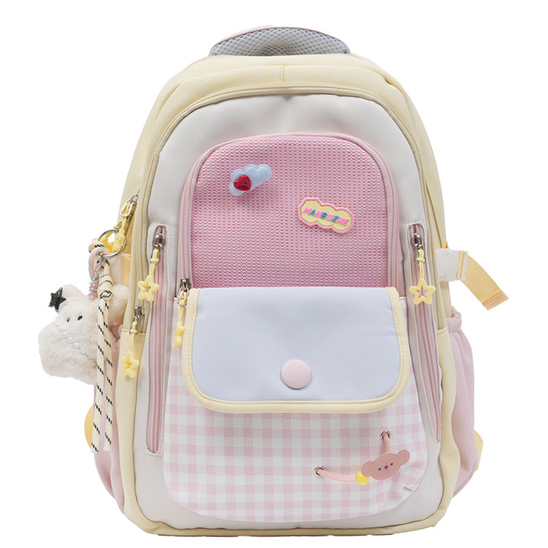Casual Multi-Compartment School Backpack Bowlift
