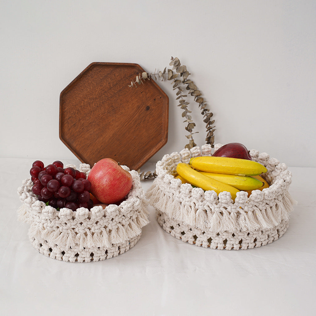 Decorative Macramé Storage Basket Bowlift