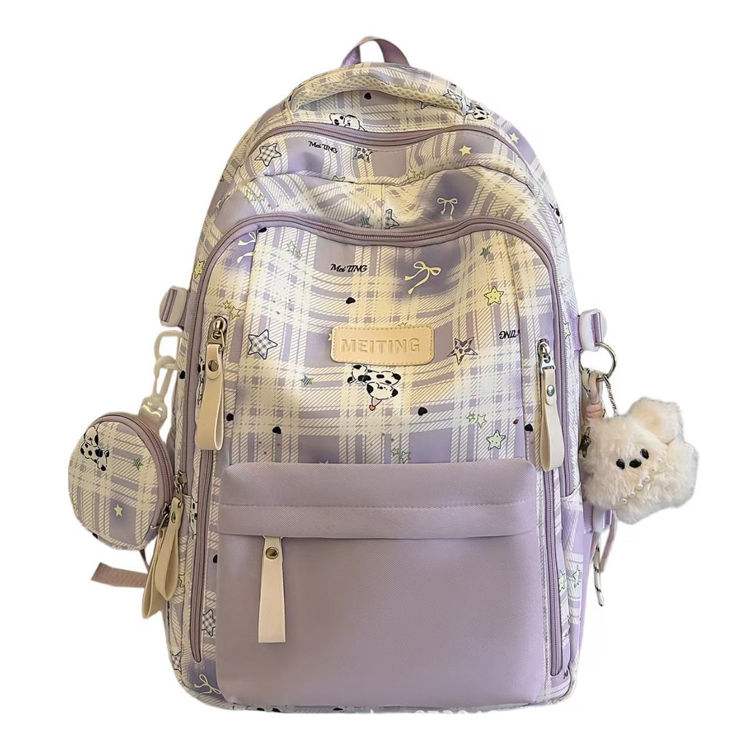Creative Graphic Print Backpack Bowlift