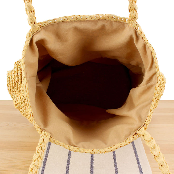 Braided backpack bag with stylish ruffle details Bowlift