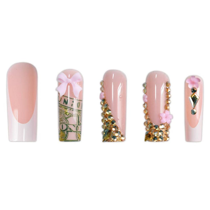 Decorative Acrylic Press-On Nails Bowlift