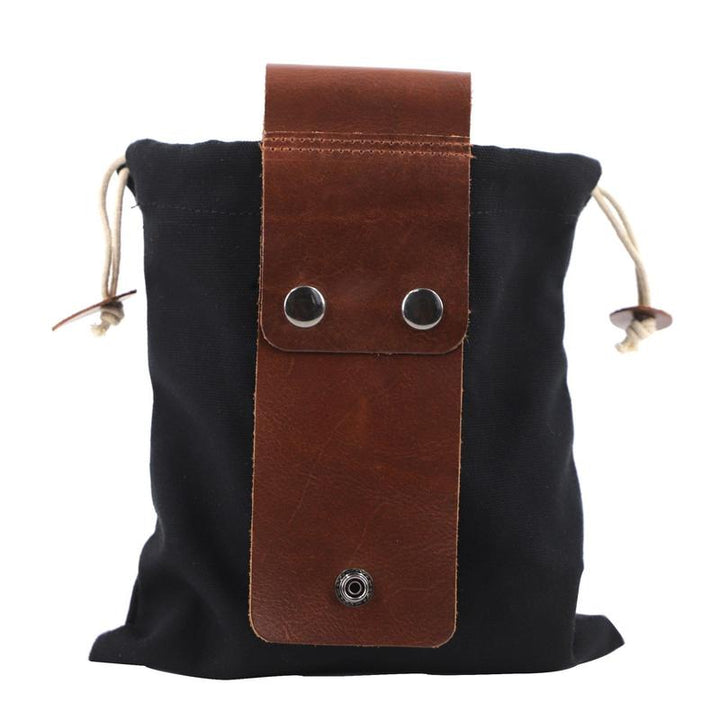 Dimoohome™ Leather and canvas bushcraft bag | Bowlift