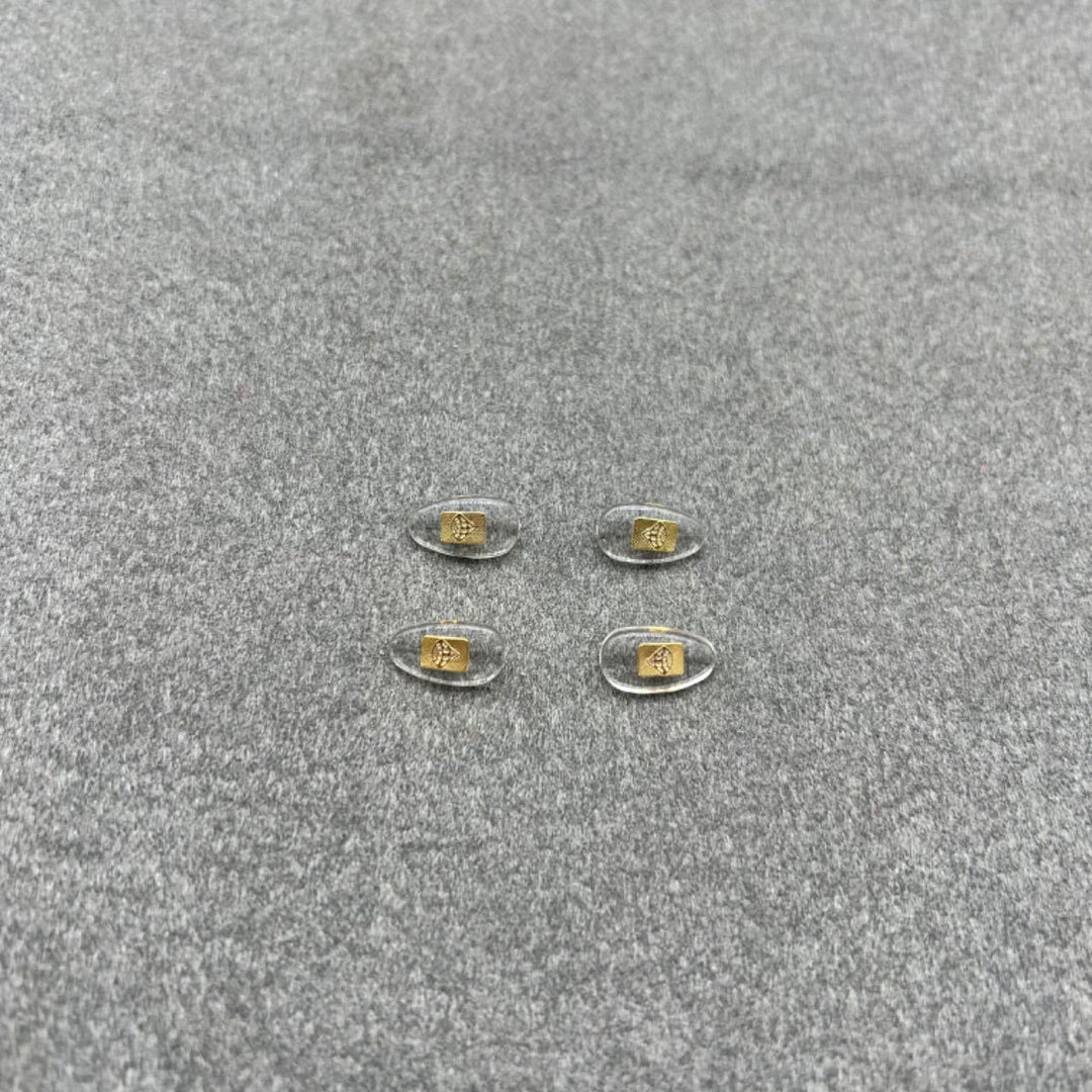 Eyewear Nose Pad Inserts with Gold Support Bowlift