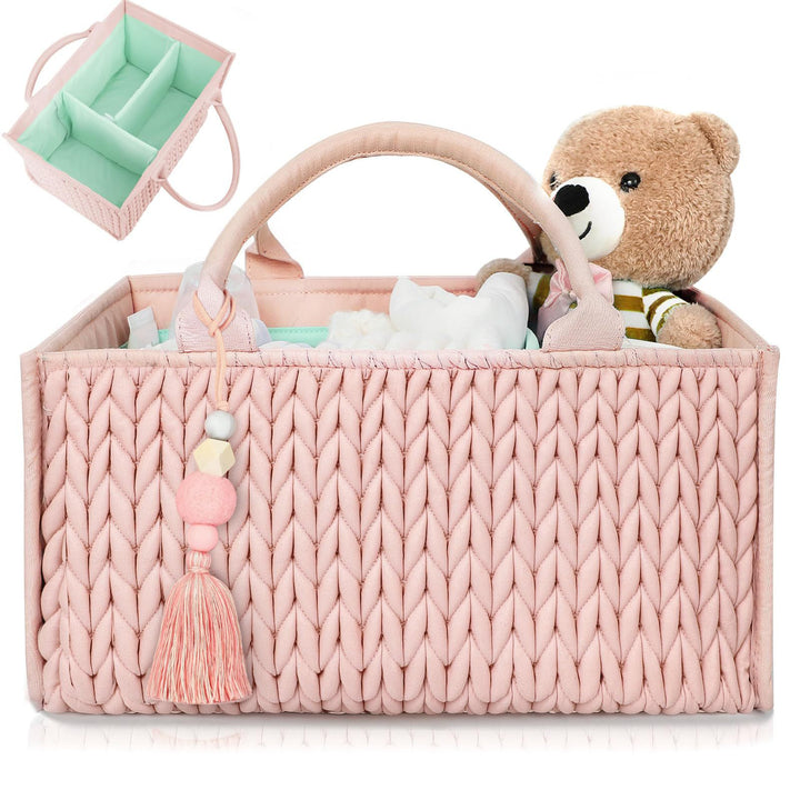 Women decorative wrap basket with removable compartments Bowlift