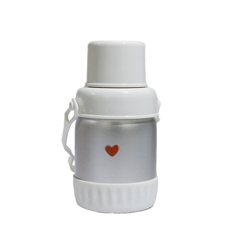 Women insulated thermos bottle with colorful muffin motif Bowlift