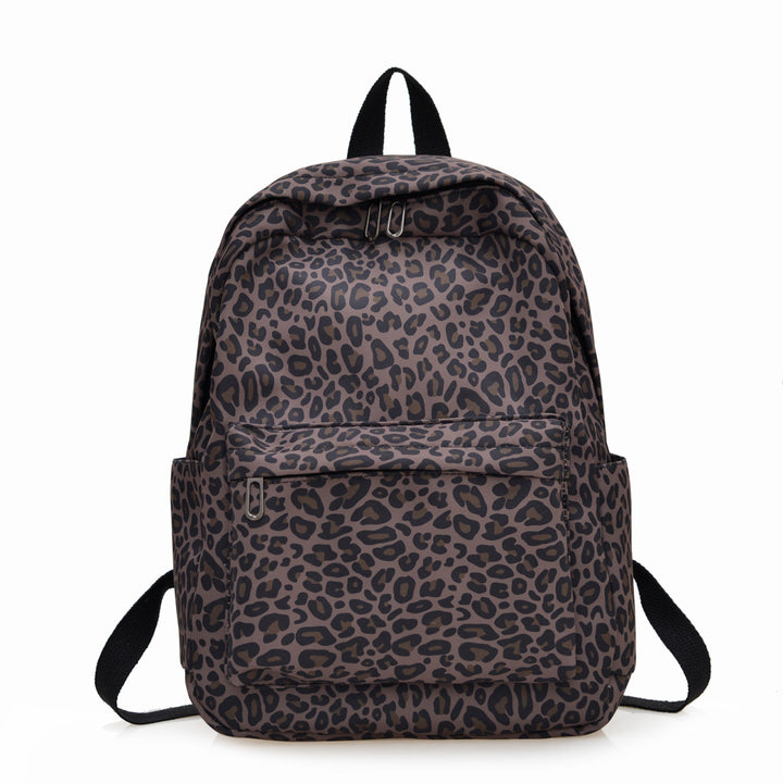 Stylish Backpack in Leopard Print Bowlift