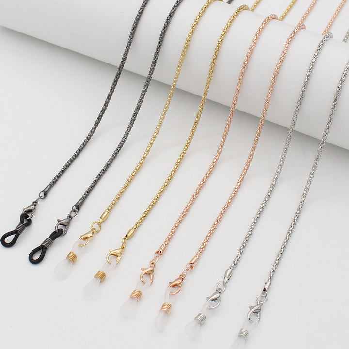 Elegant Pearl Chain Eyewear Holder Bowlift