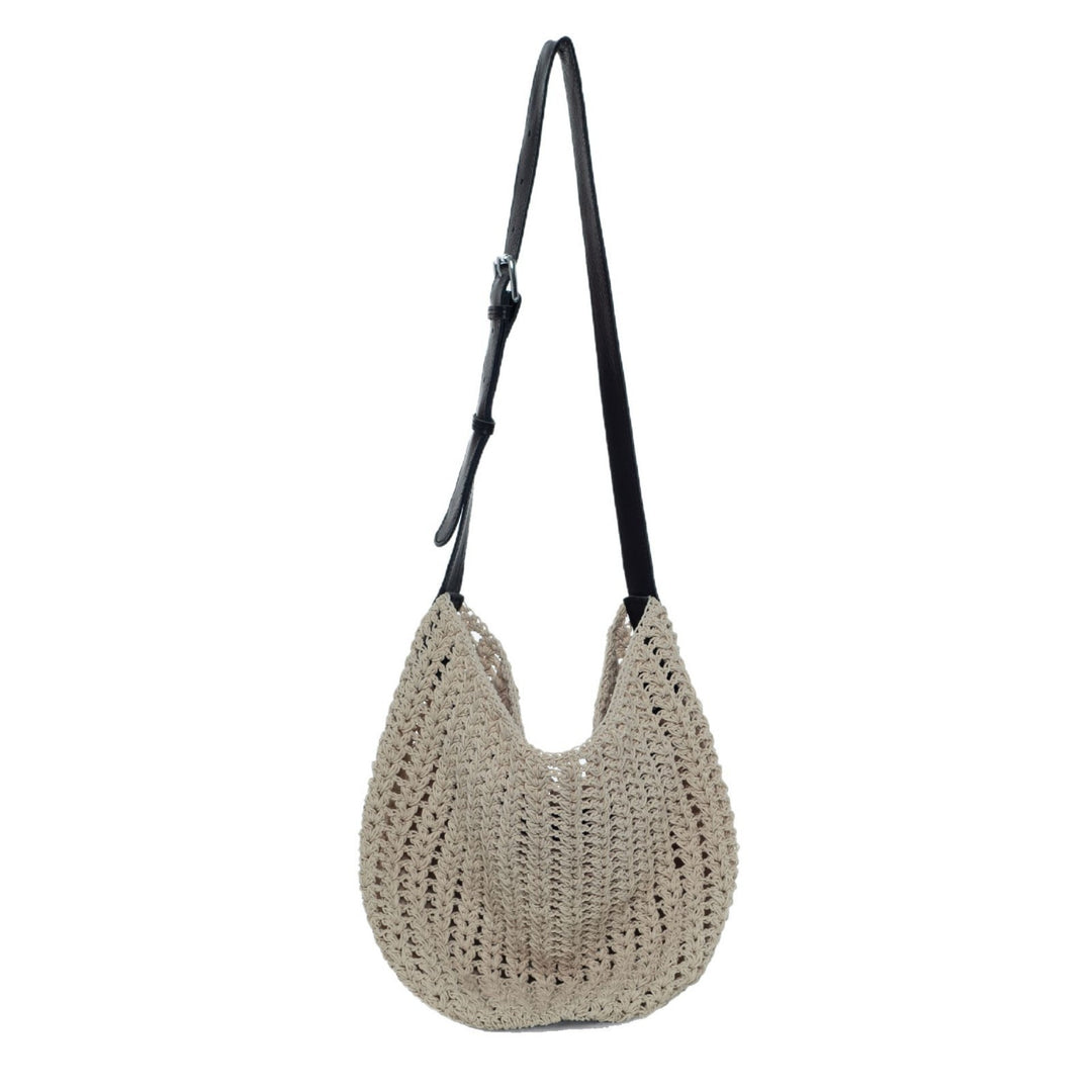 Handcrafted Crossbody Bag in Elegant Macrame Style Bowlift