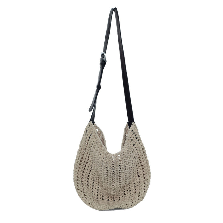 Handcrafted Crossbody Bag in Elegant Macrame Style Bowlift