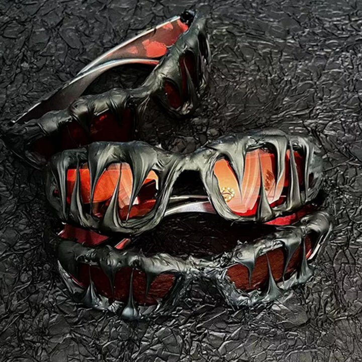 Women's sports sunglasses with innovative monster design Bowlift