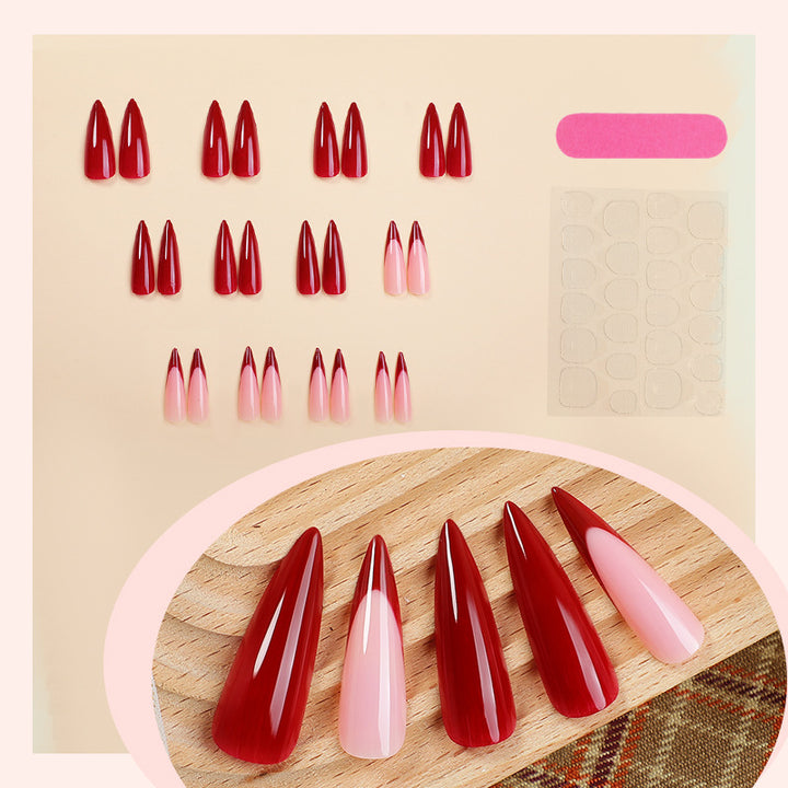 Gradient Effect Press-On Nails Bowlift