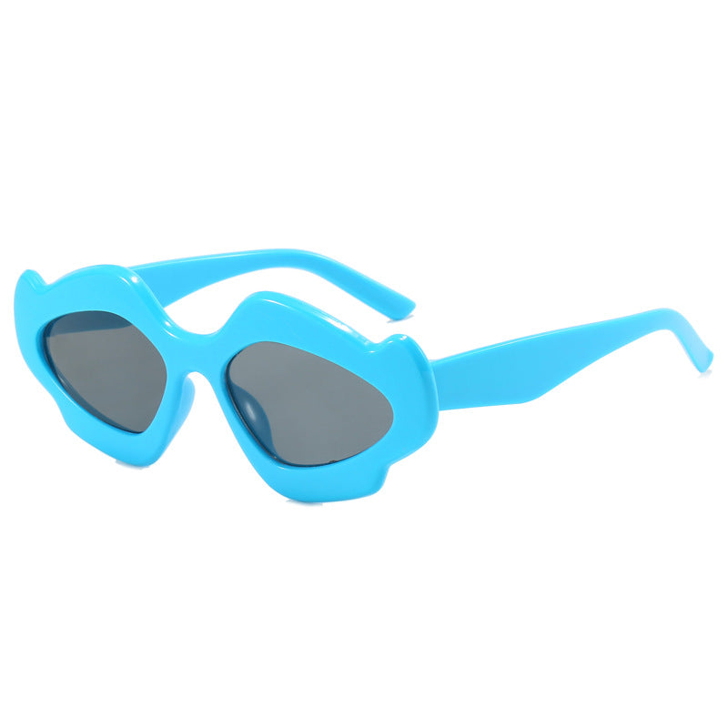 Women's Creative Oversized Sunglasses in Contemporary Design Bowlift