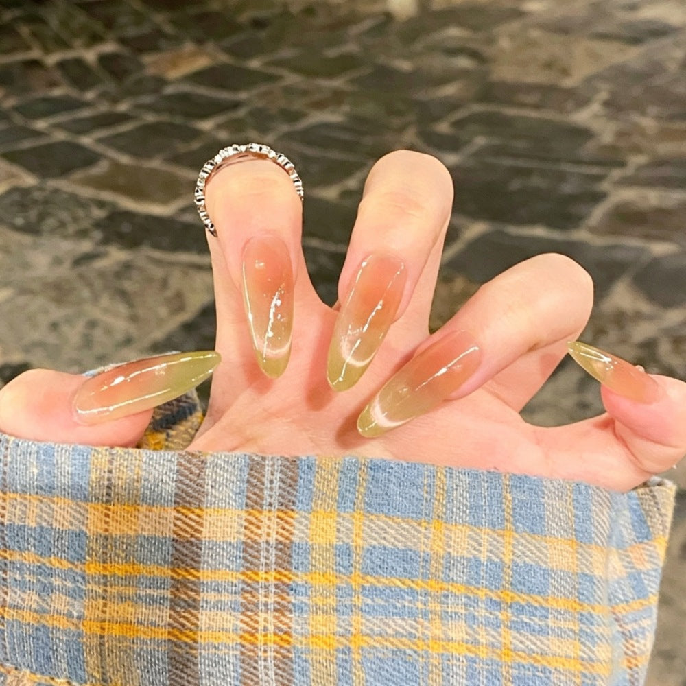Stylish Long Stiletto Press-On Nails Bowlift