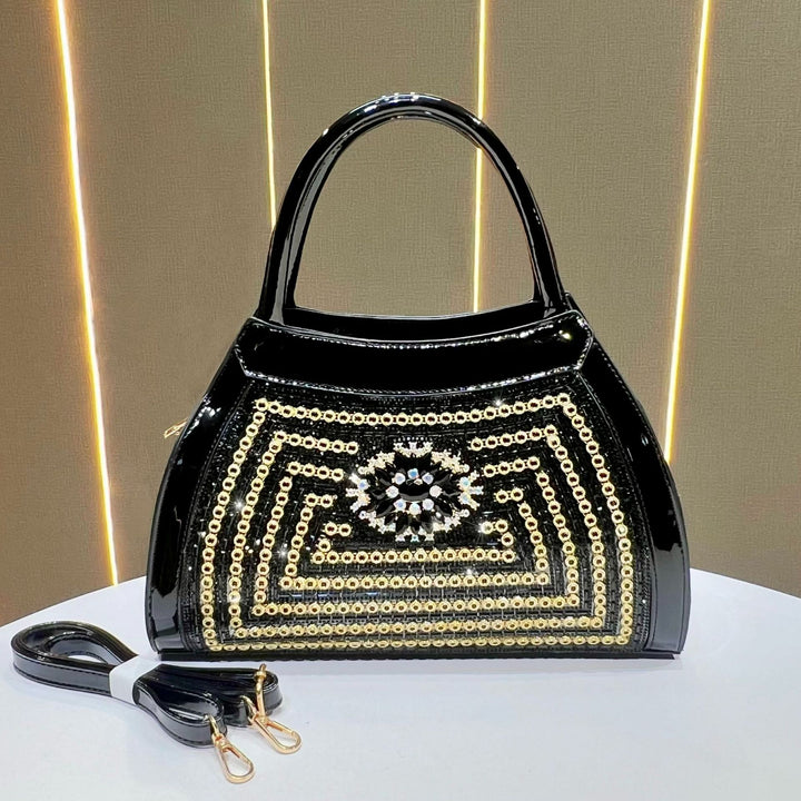 Embellished Padded Evening Handbag