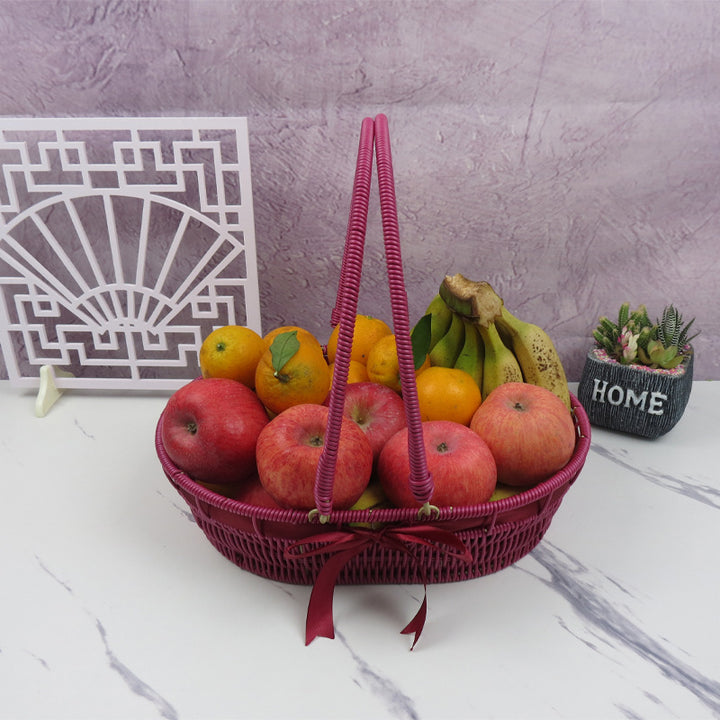 Stylish Woven Handbag Bowlift
