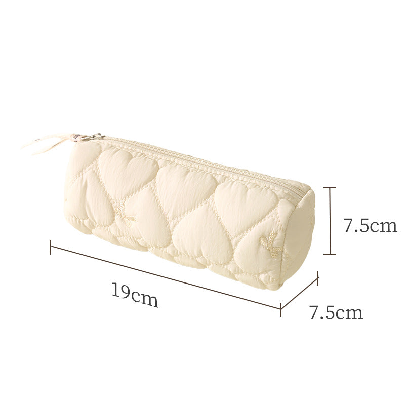 Quilted Makeup Brush Pouch Bowlift