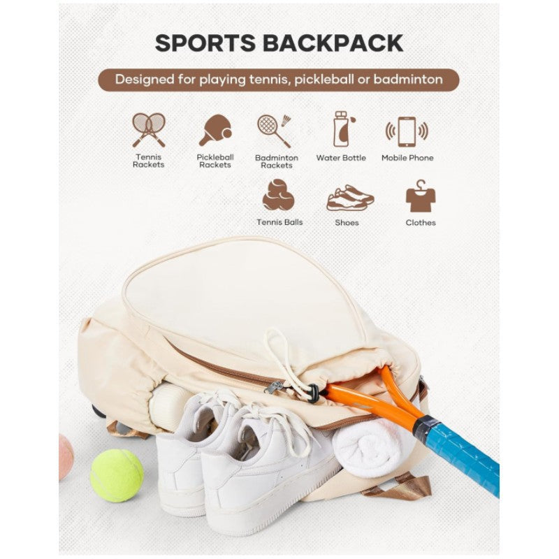 Sporty Tennis Backpack Bowlift