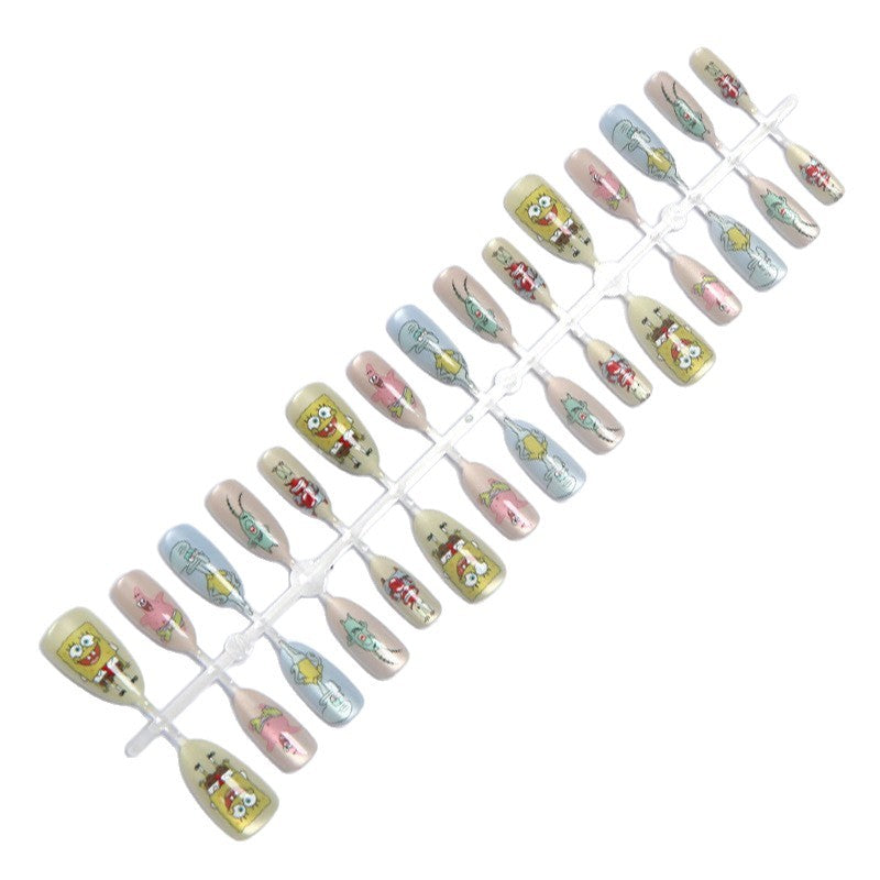 Creative nail design set with wonderful cartoon motifs Bowlift
