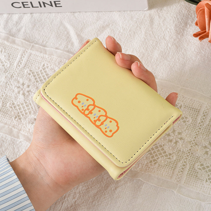Cute Cartoon-Themed Card Wallet Bowlift