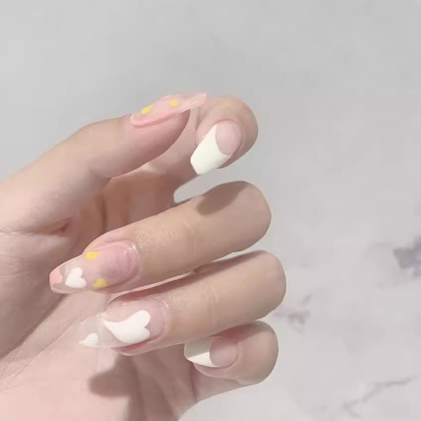 Decorative Heart Nail Art Tips Bowlift