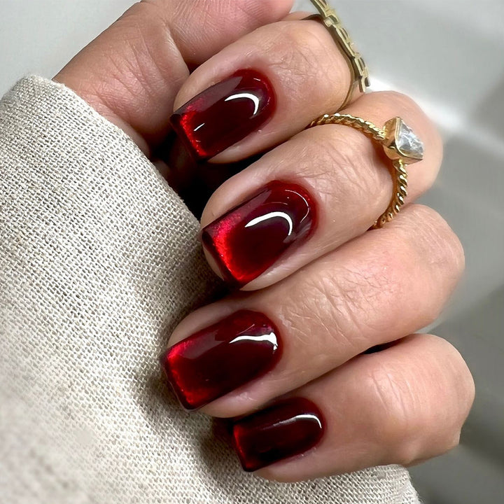High-quality gel nails with translucent French tip Bowlift