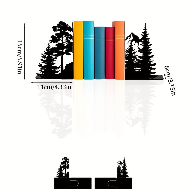 Artistic Landscape Bookends