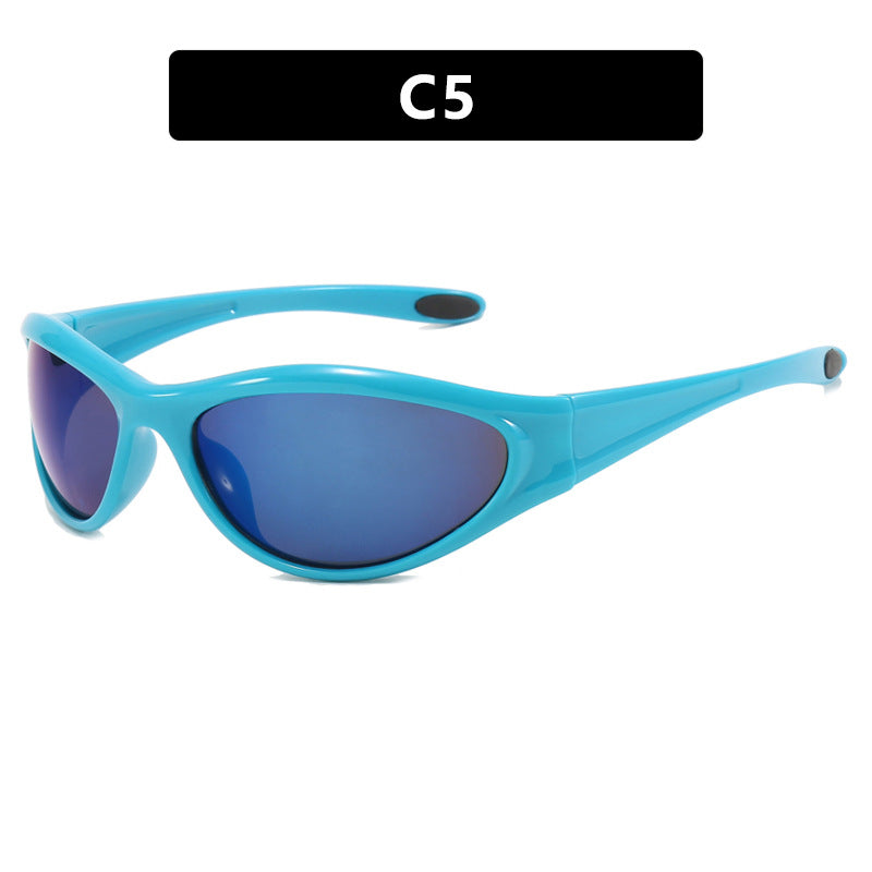Women sporty sunglasses with polarized lenses and ergonomic design Bowlift