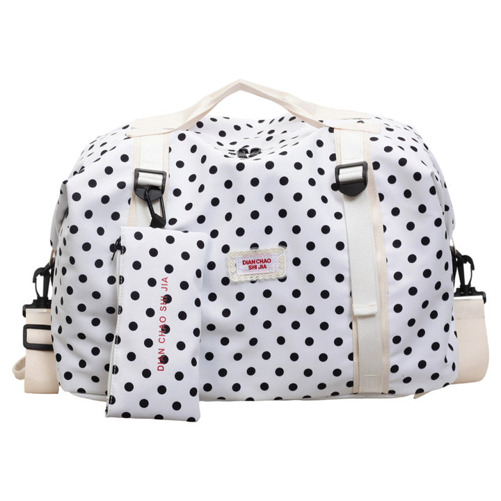 Versatile Polka Dot Travel Duffel Bag Bowlift