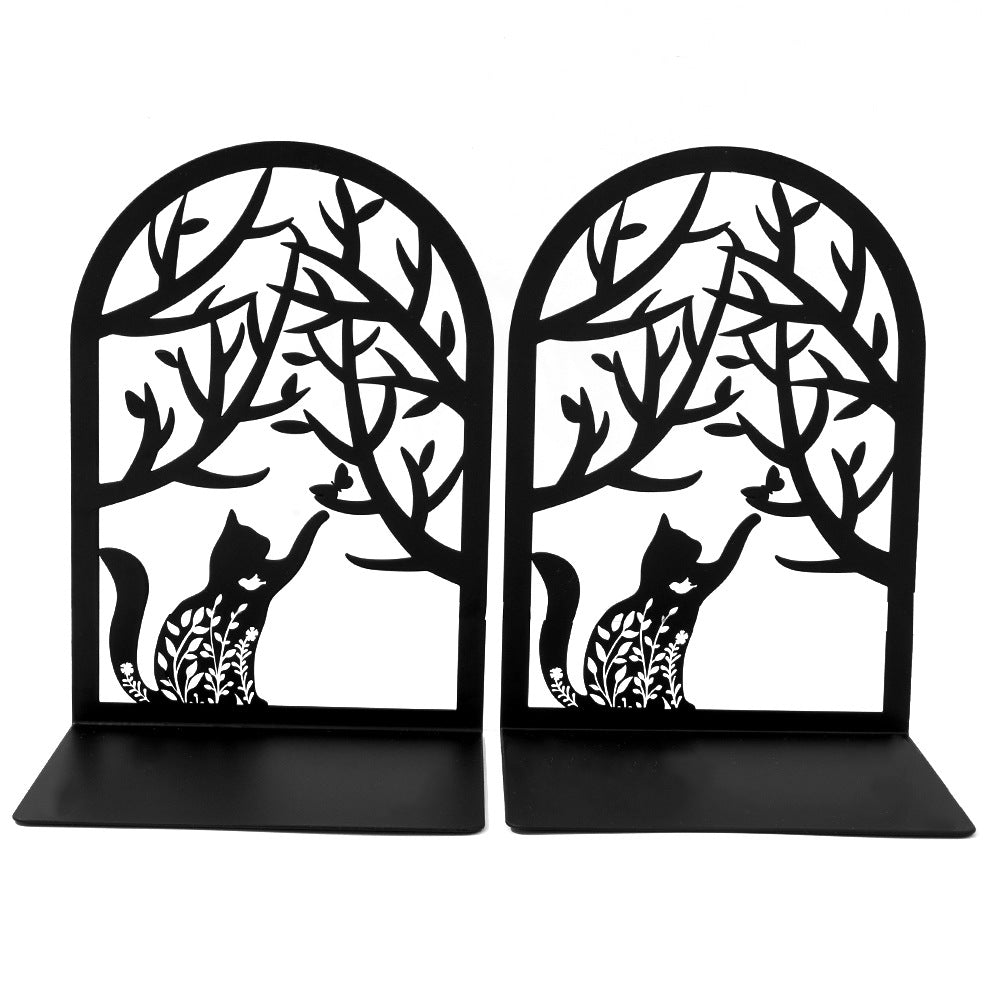 Decorative Forest Silhouette Bookends