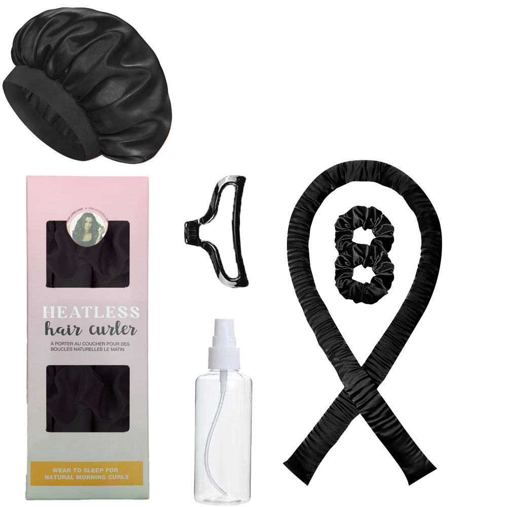 Heatless Curling Set with Headband and Accessories