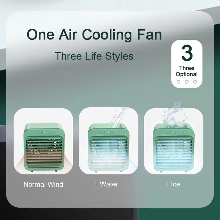 Unisex One Size ultra-compact personal microclimate cooler cube for the desk with refillable water tank adjustable air guide vanes whisper-quiet USB-powered fan Bowlift