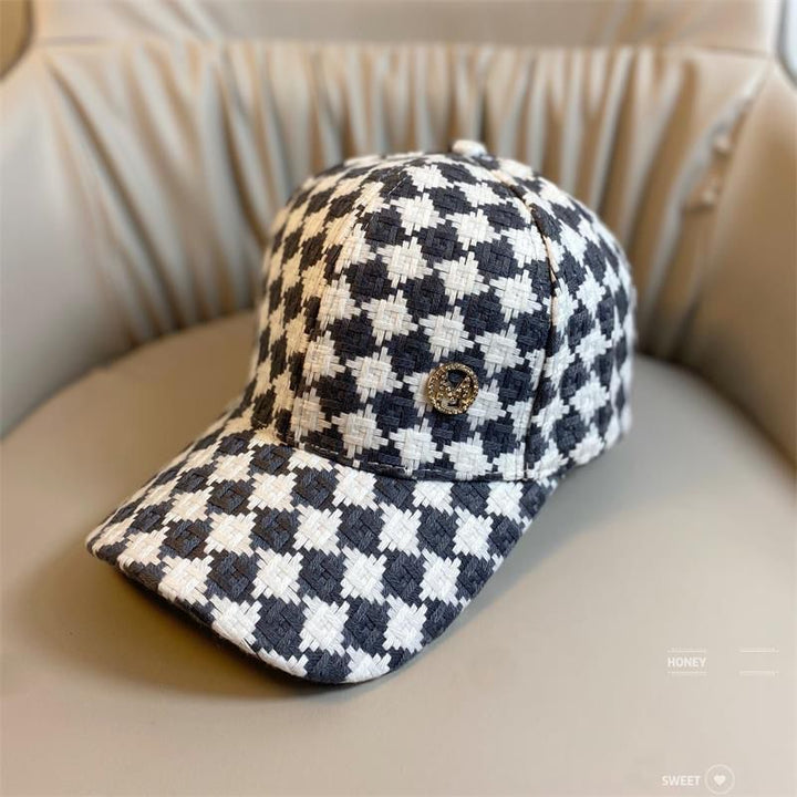 Women's Textured Adjustable Baseball Cap Bowlift