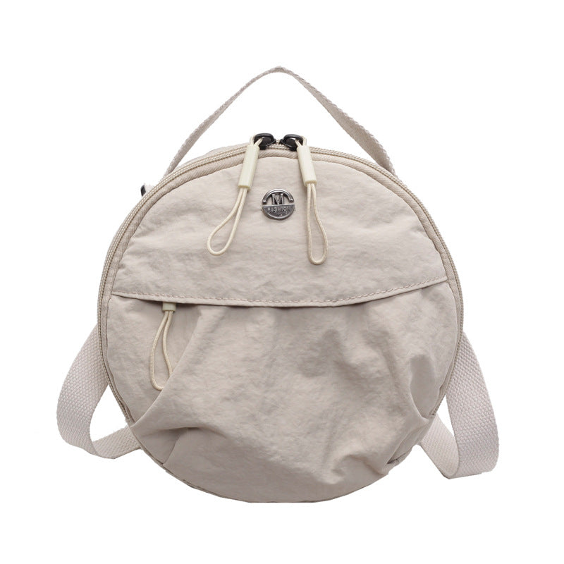 Compact Round Crossbody Bag
