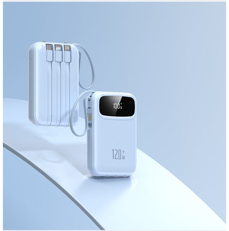 portable power bank with integrated multi-cable Bowlift