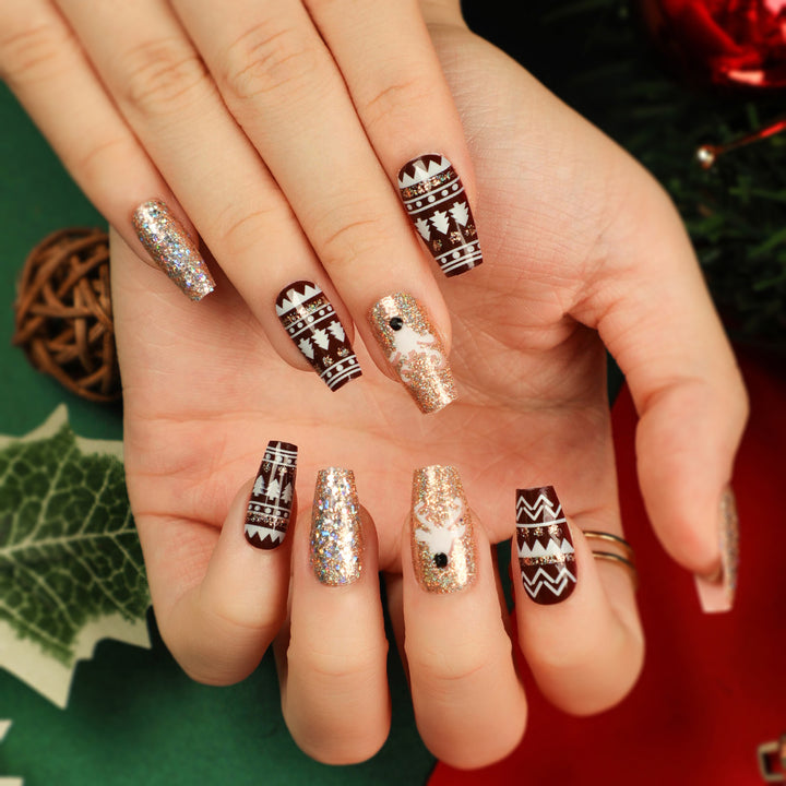 Christmas Nail Art Bowlift