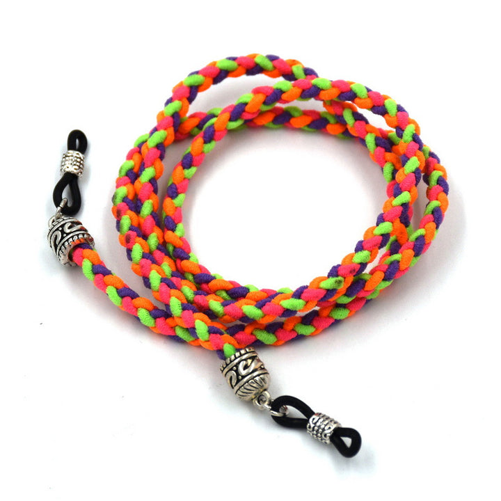 Colorful Braided Eyewear Retainer Bowlift
