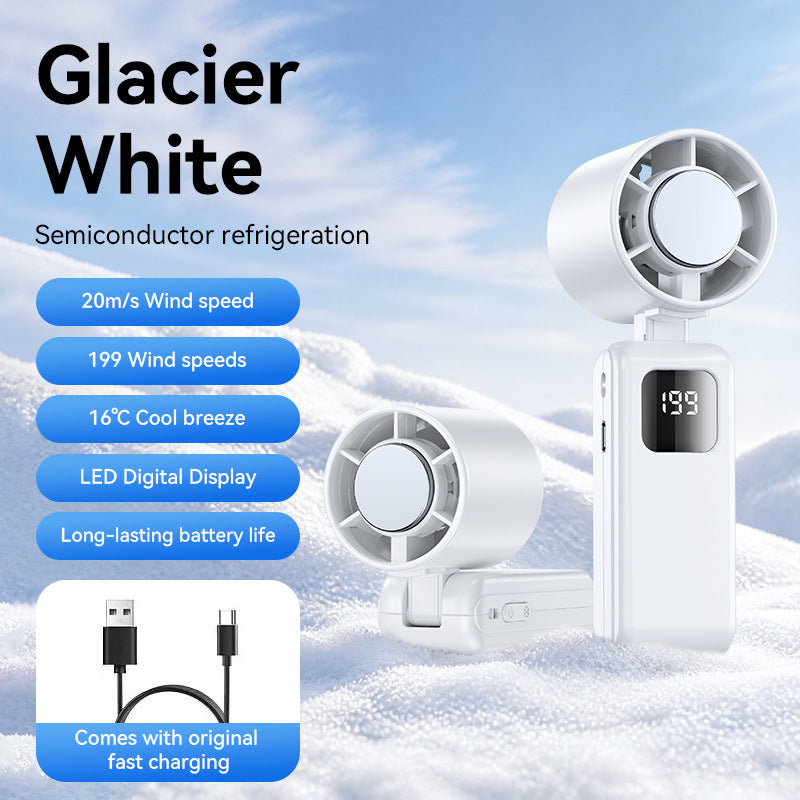 Women's Portable Mini Air Cooler with LED Display Bowlift