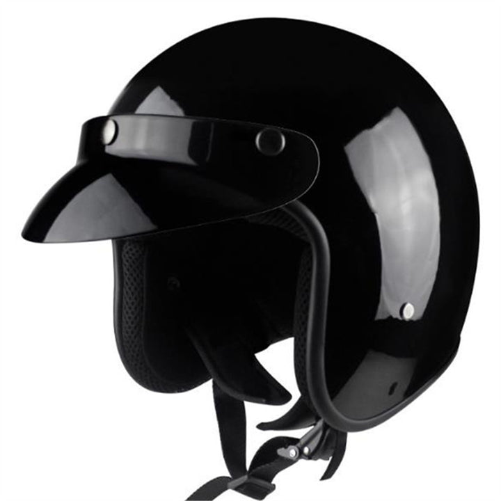 Vintage Motorcycle Helmet Bowlift