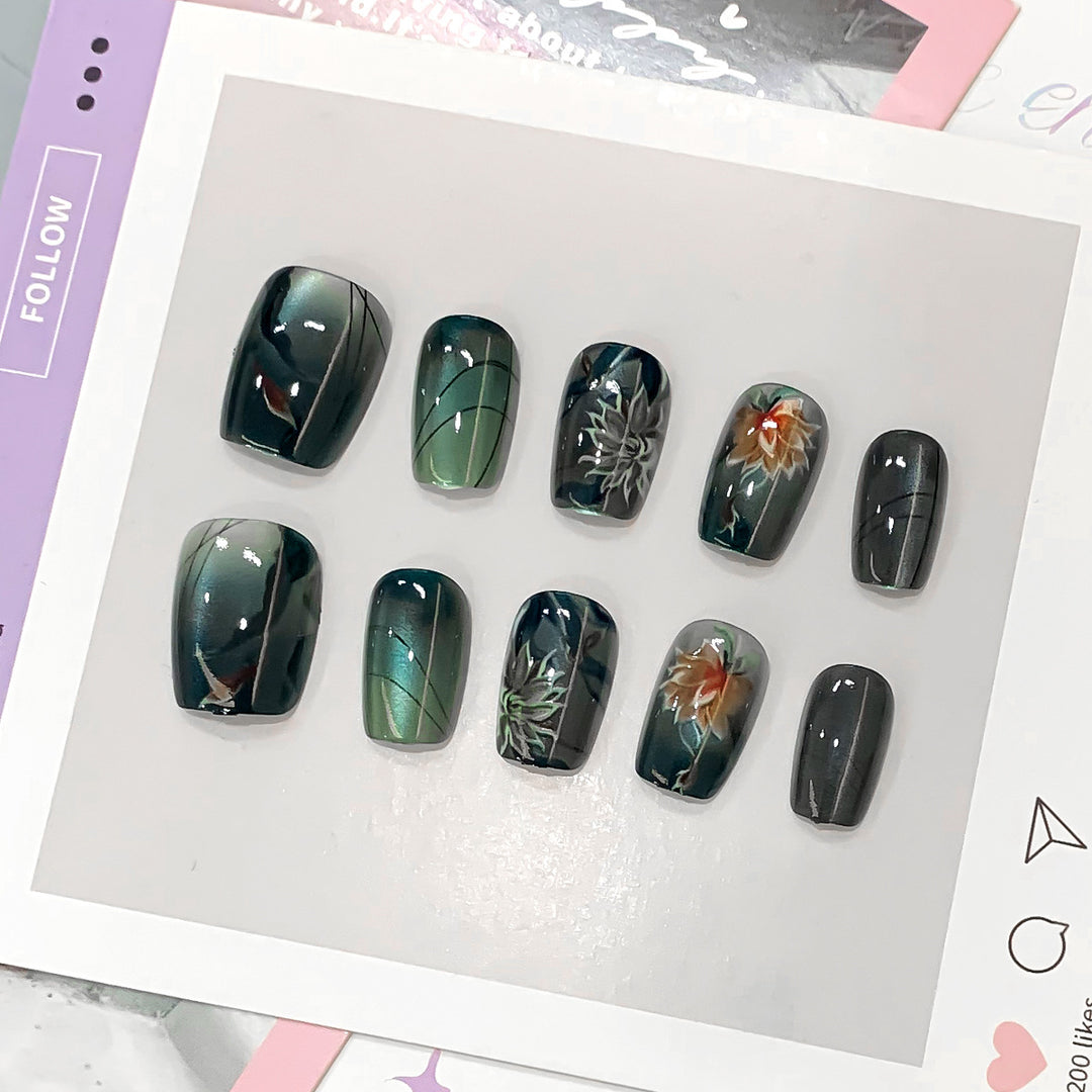Creative and artistic nail art Bowlift