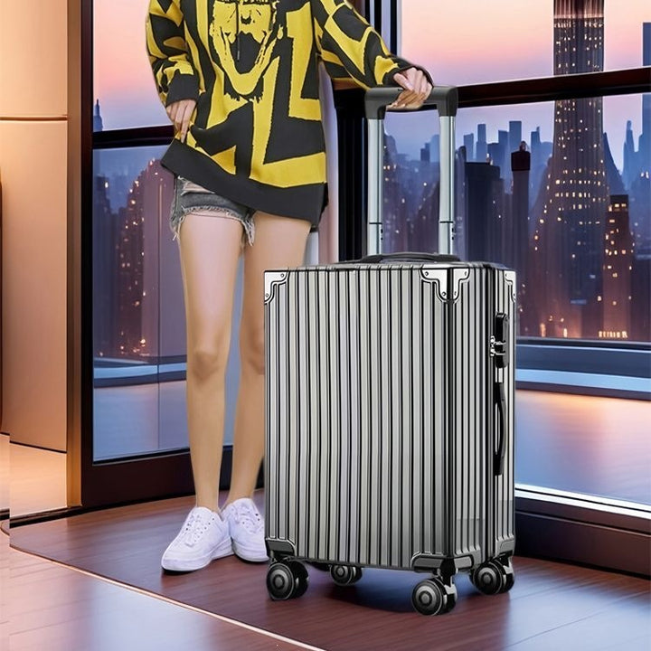 Hardshell Suitcase with Modern 360-Degree Wheels and Secure Combination Lock Bowlift
