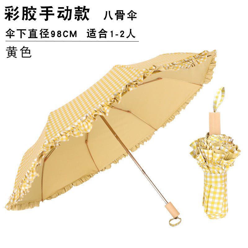 Ladies sun protection umbrella Bowlift