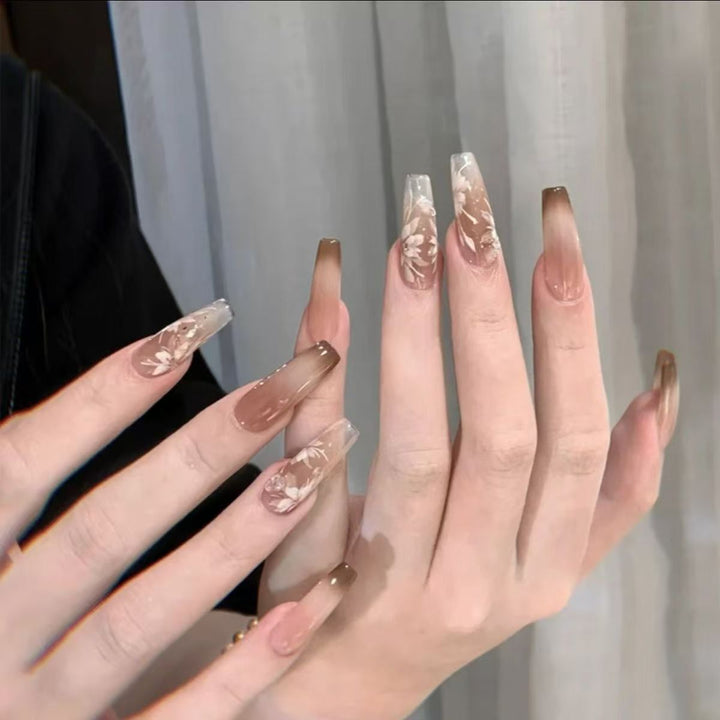 Premium Ombre Press-On Nail Set Bowlift