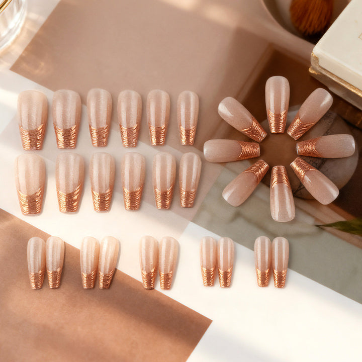 Glamorous Sculpted Press-On Nails Bowlift