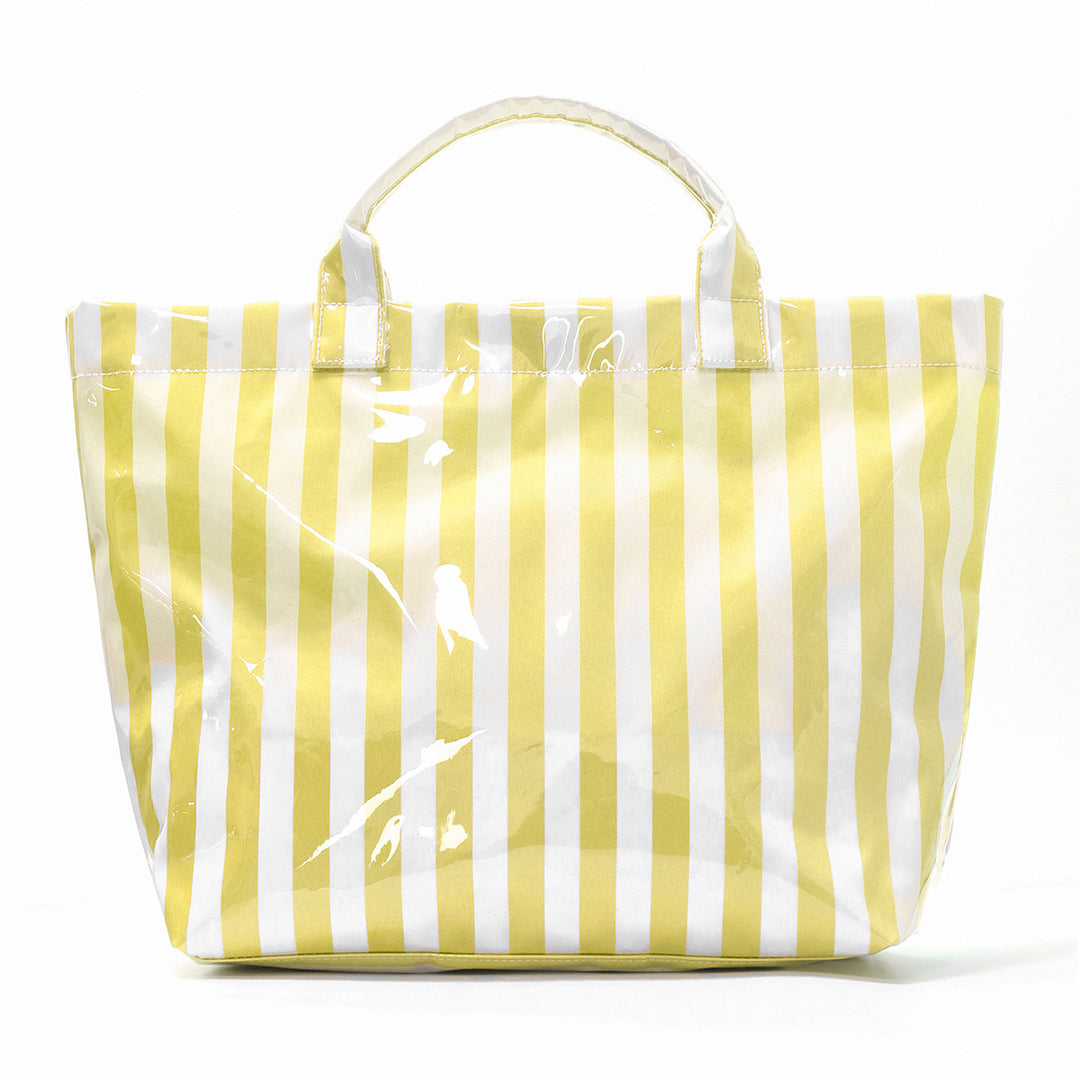 Beach bag with colorful check pattern and water-repellent coating Bowlift