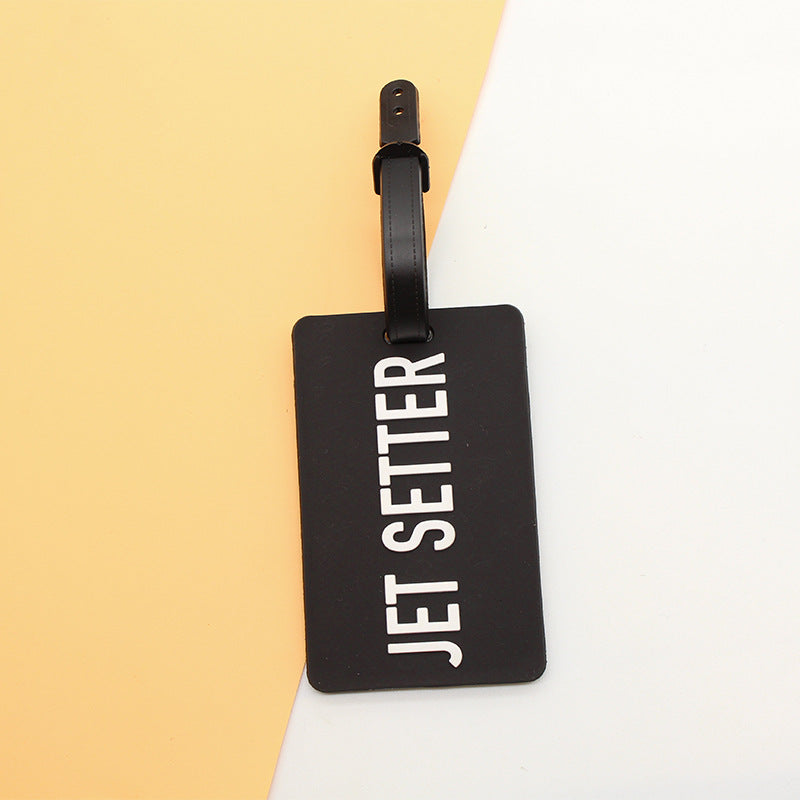 Unisex Luggage Tag with Smart Safety Message Bowlift