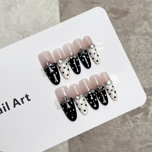 Decorative Animal Print Press-On Nail Set Bowlift